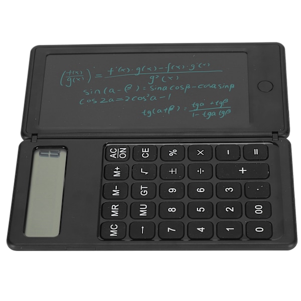 LCD Foldbar 12 Cifret Display Lommeregner Skriveplade Bærbar Tegneplade med Stylus