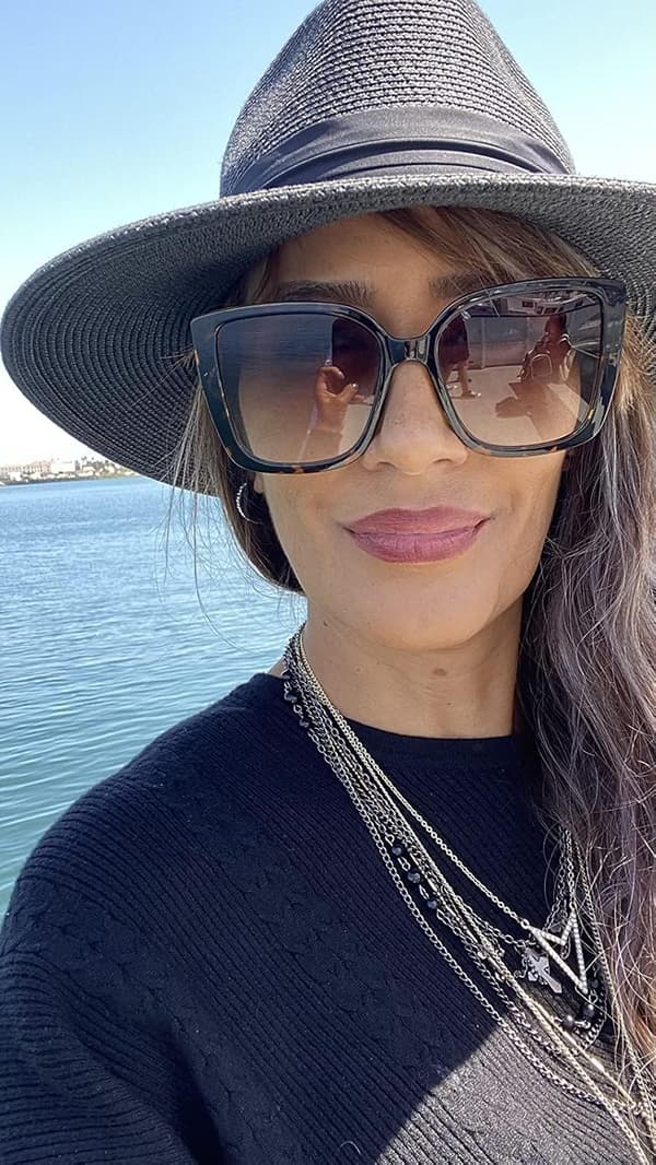 Bred Dame Herre Bredskygget Halm Panama Hat Fedora Sommer Strand Solhat UPF Halm Hat til Kvinder Black