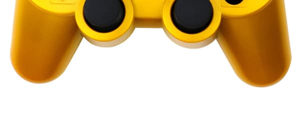 PS3 Trådløs Kontroller, Profesjonell PS3 Gamepad, Touch Panel Yellow