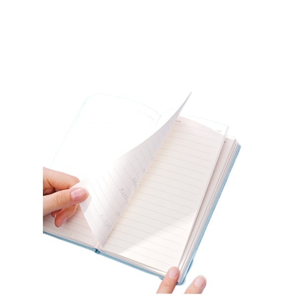 A6 Cartoon Notepad Mini PU Läder Anteckningsblock Dagbok P