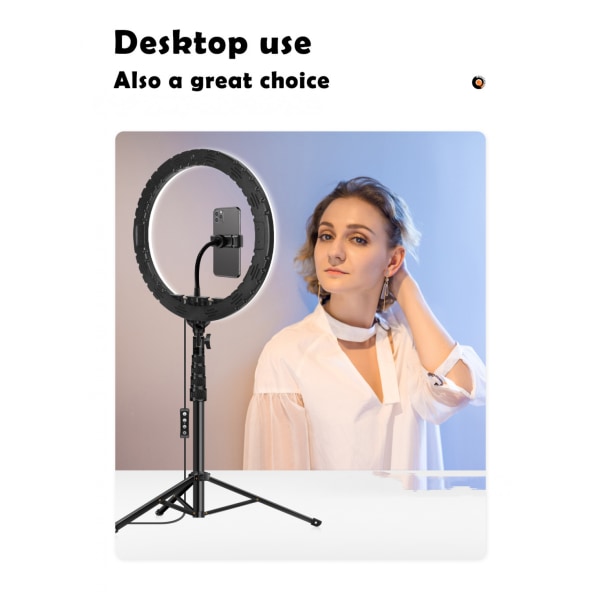Ringlampa - Ring Fill Lamp USB-driven fyllningsljus för själv