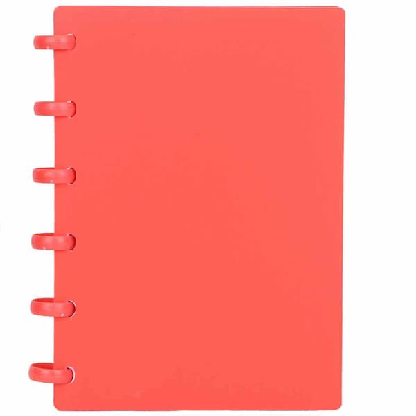 A6 sopphull binder påfyllbart skrivepapir notatbok kontor skoleartikler (rød blokk)