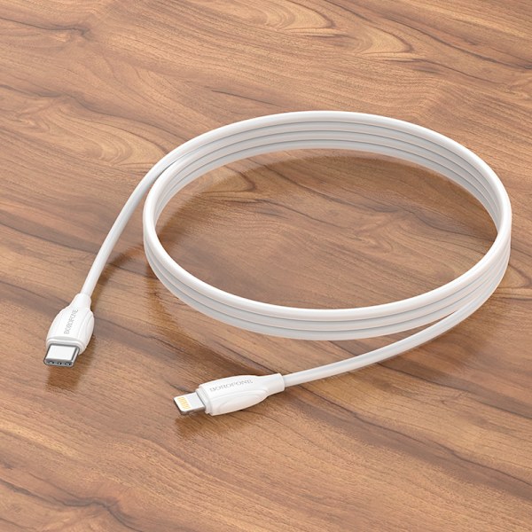 Borofone BX19 dubbelhastighets PD laddningsdatakabel för iPhone