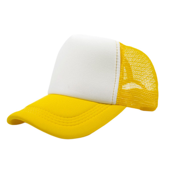 Tvåfärgad Trucker Hat Sommar Mesh Cap med Justerbar Snapbac V