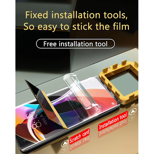 2 st mjuk hydrofilm för OPPO Find X5 HD-skärmskydd