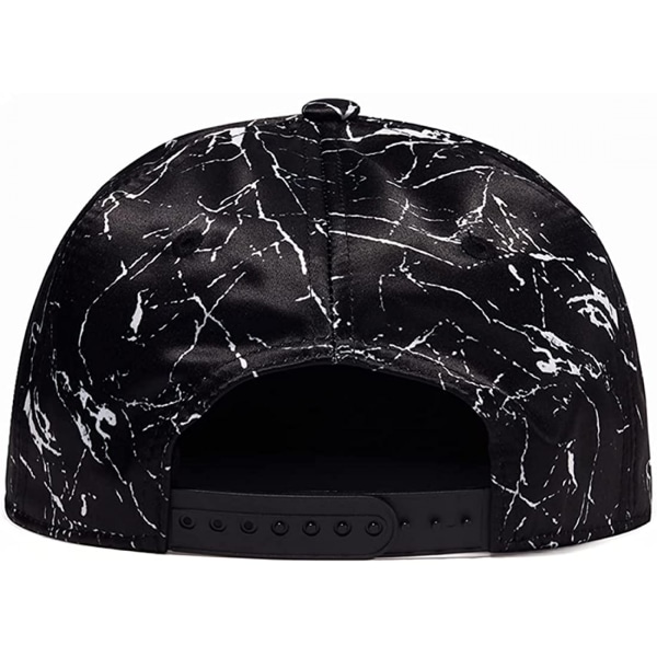 Klassisk Snapback-hatt Hip Hop Flat Bill Visor Cap - Unisex Annons D
