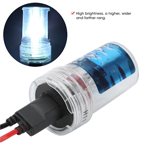 Xenonstrålkastarsats Ultra Tunn Silver Ballaster Bil 6000K 12v 55W(H1 )