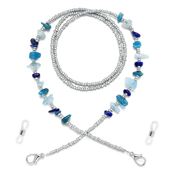 2PCS Glasögonkedja Halsband Hållare runt Halsen för Kvinnor