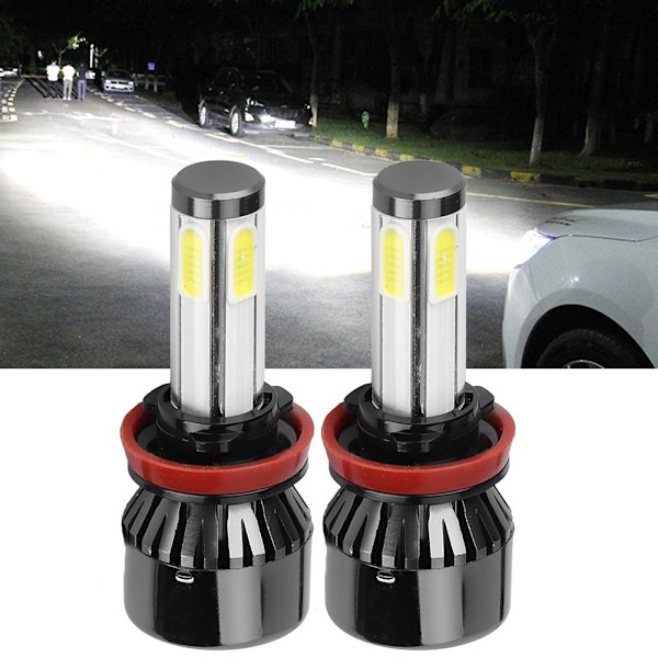 2 st 80W vita LED-strålkastare för bil LED-lampor strålkastare G7 för H8 H9 H11