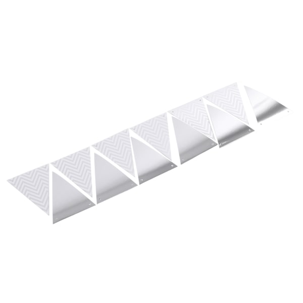 Vimpel Bröllopsrum Barnrum Födelsedagsfest Klä Upp Tillbehör Vinkad Dra Flagga Vimpel VimpelSilver