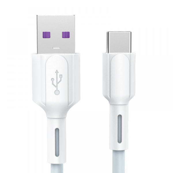 Type-C datakabel, 5A hurtigladekabel og mobiltelefon C