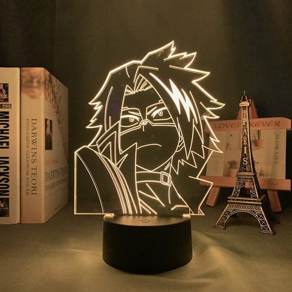 Nattlampa 3D LED Illusion Lamp Denki Kaminari 3D Lamp Anim