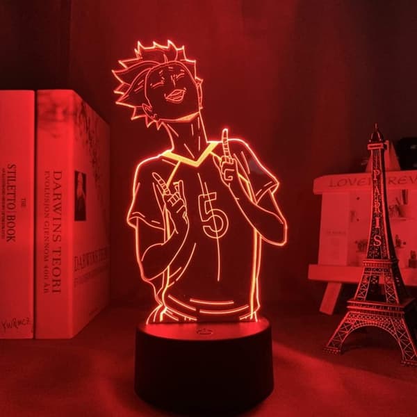 Anime LED Natlampe Cool Tendo Satori Figur LED 3D Lampe