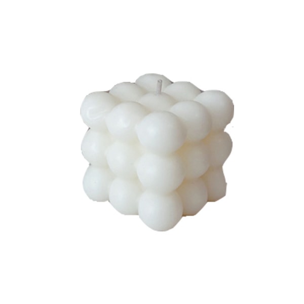2 kpl Tuoksuvat Bubble Cube kynttilät, kynttilät kodin sisustukseen Sc