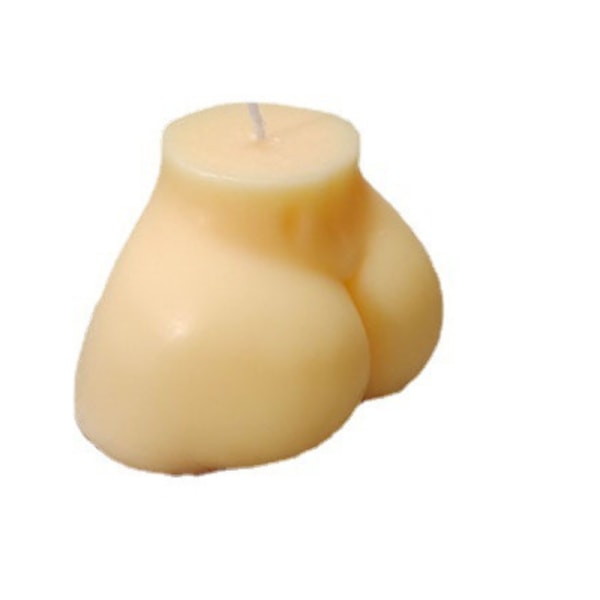 2 kpl Soijavaha Söpöt vartalokynttilät, koristeelliset viileän muotoiset kynttilät