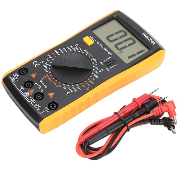 Multimeter Digital AC DC Spänning Ström Resistans Tester Elektriker Multifunktionsmätare