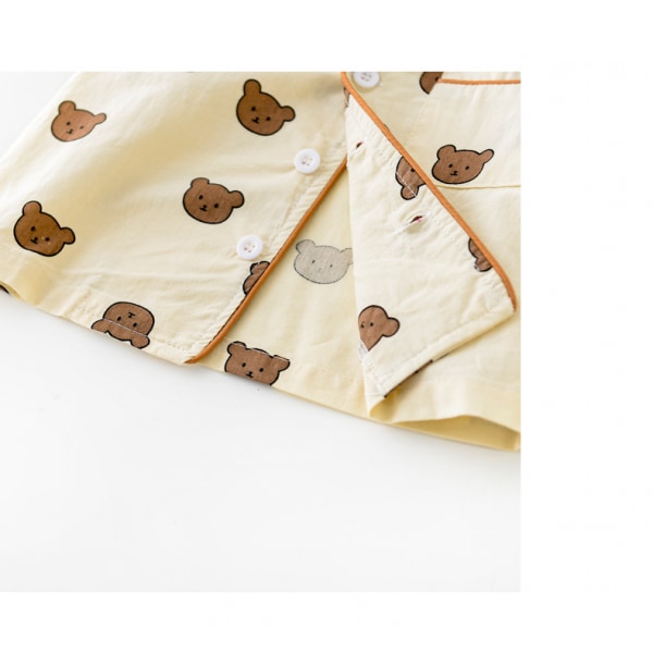Flickor Pojkar Sommar Pyjamas Set Rutig Söt Pyjamas Set,S