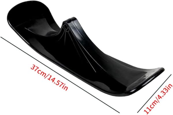 1 Par Snøscooter Ski Sleigh - Vinterakebrett Ski Tilbehør for Barn Utendørs Moro