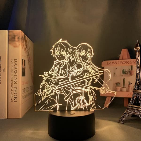SAO Anime Figur LED Lys Søde Drenge & Piger Julefødsel