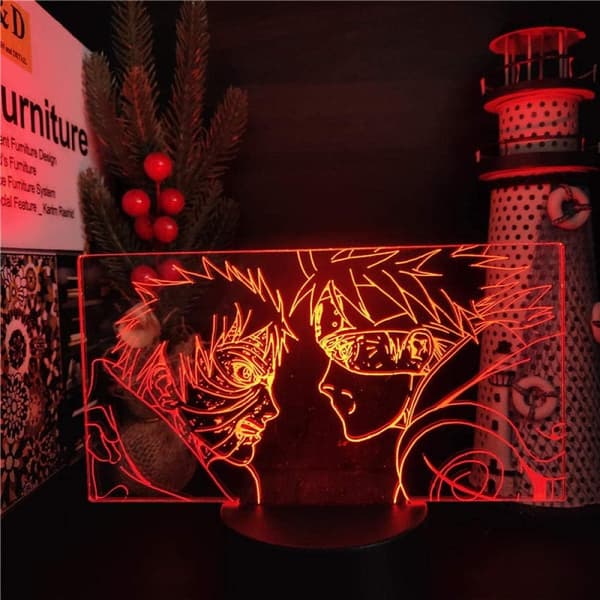 Bursdagsdekorasjoner, Naruto-ting, 3D-illusjonslampe Ani