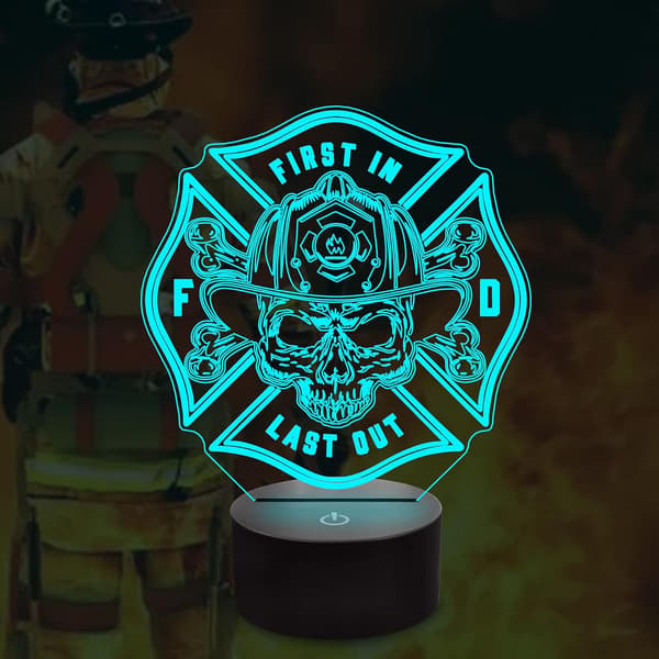 3D Natlampe til US Army Militær, 16 Farver Skift Smart