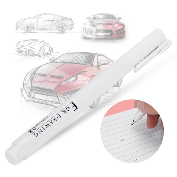 Micron Liner Tegnemarkører Fin Spids Sort Blæk til Sketching Anime Illustration(0.8mm)
