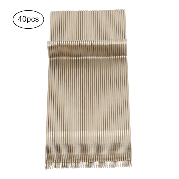 40 kpl teräksestä valmistettua neulekoneen neulaa, kudontatyökalu, kutojan tarvikkeet, sopii KH230 14,2 cm