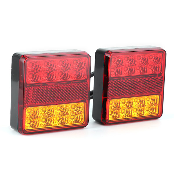 22LED Baklykt Nummerplate Lampe Høy Lysstyrke IP67 Vanntett for Lastebiler Tilhenger Lorry