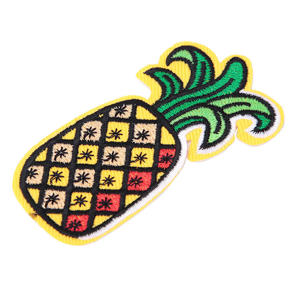 10 stk. DIY håndlavede madform syning broderi stof patches tøj tilbehør (ananas)