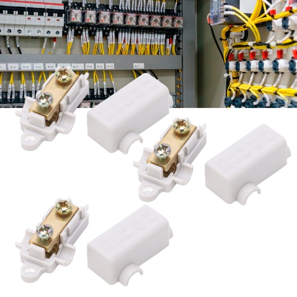 10 kpl ZK T06 -johdinliitin 400V 60A Suuri teho 1 sisään 2 ulos Liitosliitinlohko Inline-liitäntäliitäntälaatikko