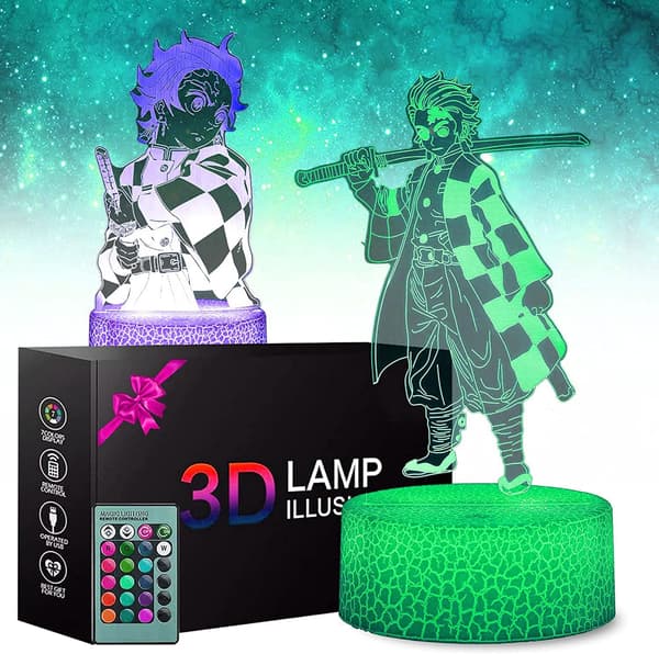 Demon Slayer Kamado Nezuko 3D Illusion Natlampe, Crea