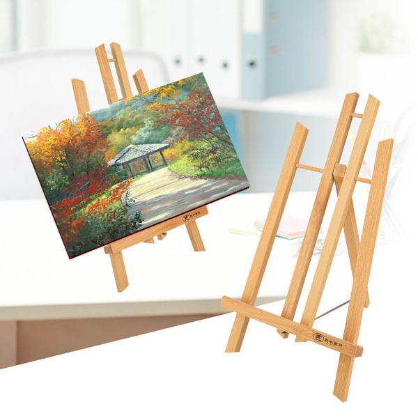 Liten konstnärsritning Målningsstaffli Bärbar bordsskivstaffli Displayställ (Bordsskivstaffli 40cm)