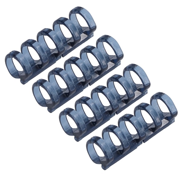20 stk. Bindende Ringe Segmenteret Design Hold 60 Ark 11mm Bindende Tykkelse Kontorartikler Blå