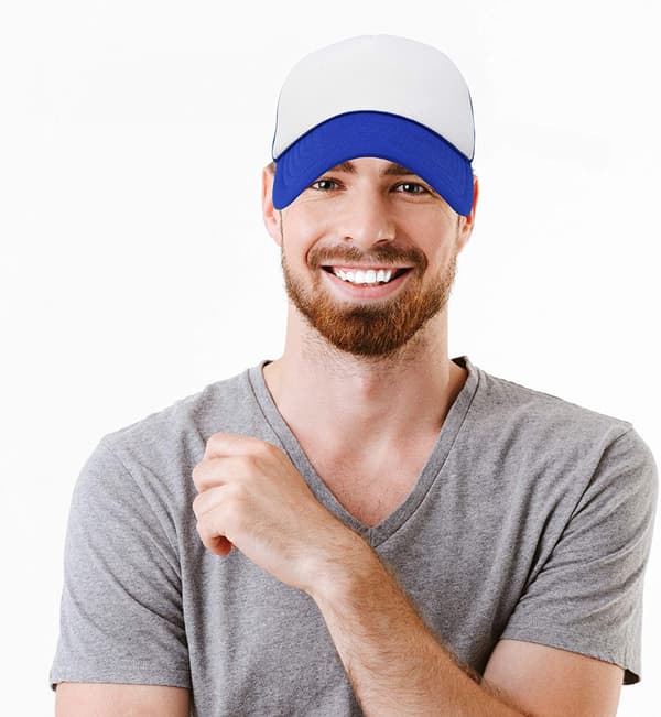 Tofarget Trucker-caps Sommer Mesh Caps med Justerbar Snapback B