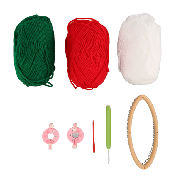 Sock Loom Kit 36 Pegs Stark Metall Enkel Användning Allmänt Använd Liten Stickning Loom Kit för Barn Familj DIY