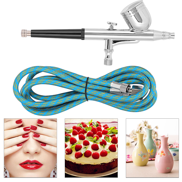 Modell Airbrush Set Luftkompressor Kit Möbler Skor Färg Konst Airbrush Spray Gun Pump 130K