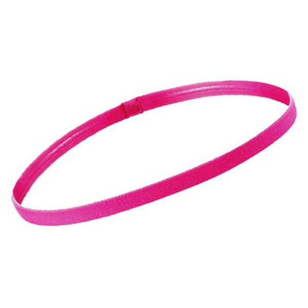 Tunn, halkfri elastisk sportpannband med halkfri silikongrepp, tränings- och svettband för män och kvinnor, fotboll, basket, fotboll, tennis Purple