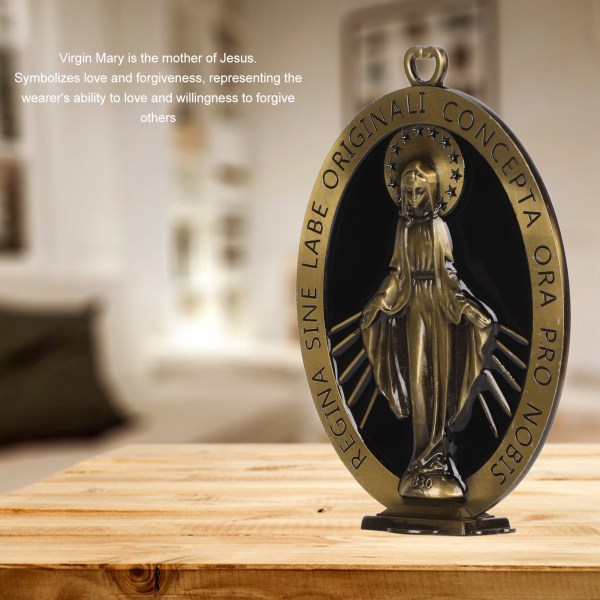 lloy Neitsyt Marian riippukoriste symboloi rakkautta anteeksiantoa kestävyyttä Neitsyt Marian patsas kodin sisustukseen