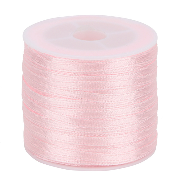 Båndindpakning Satinbånd DIY Tilbehør til Emballage Bryllup Beklædningsdekor (Pink)