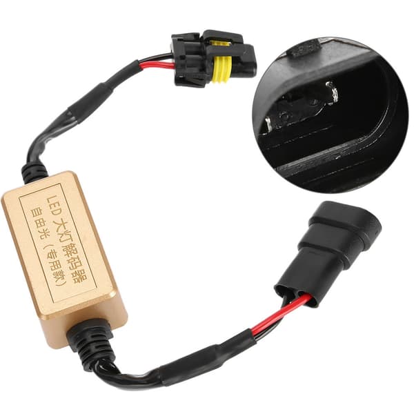 2 stk. 9005/9006/9012 LED Forlygte Fejlfri Anti-Flimmer Dekoder