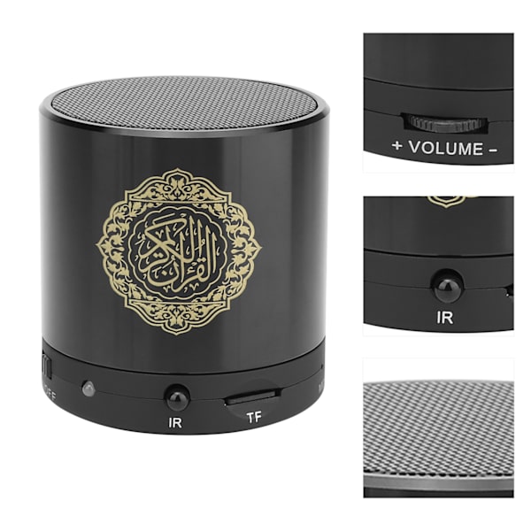 8GB TF-kortti USB-latauksella langaton kaukosäädin digitaalinen Koraani-kaiutin muslimi-soitin lahja