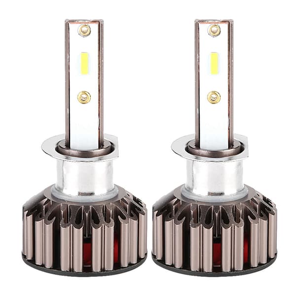 2 stk 50W 6000LM Bil LED Hovedlys IP68 Vanntett Hovedlys Tåkelyspærer H1