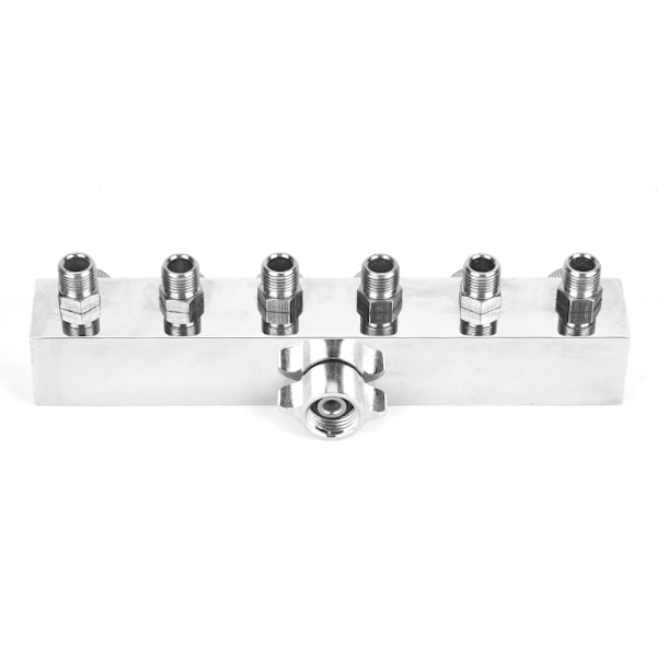 Multifunktionel justerbar aluminium luftslange splitter airbrush adapter fittingstilbehør #2