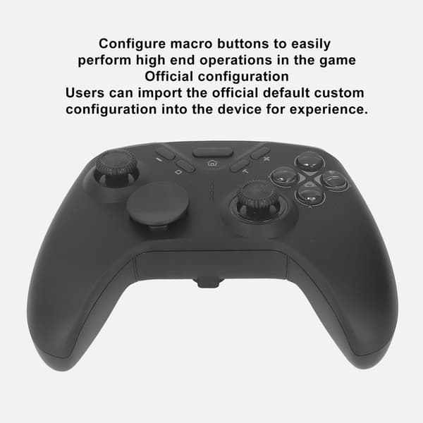 Trådløs spillkontroller Profesjonell ergonomisk følsom Hjem USB Gamepad Joystick for Android Svart