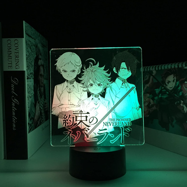 The Promised Neverland 3D LED-nattlampa för födelsedagspresent