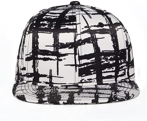 Klassisk Snapback-caps Hip Hop Flat Bill Visor Cap - Unisex Ad G