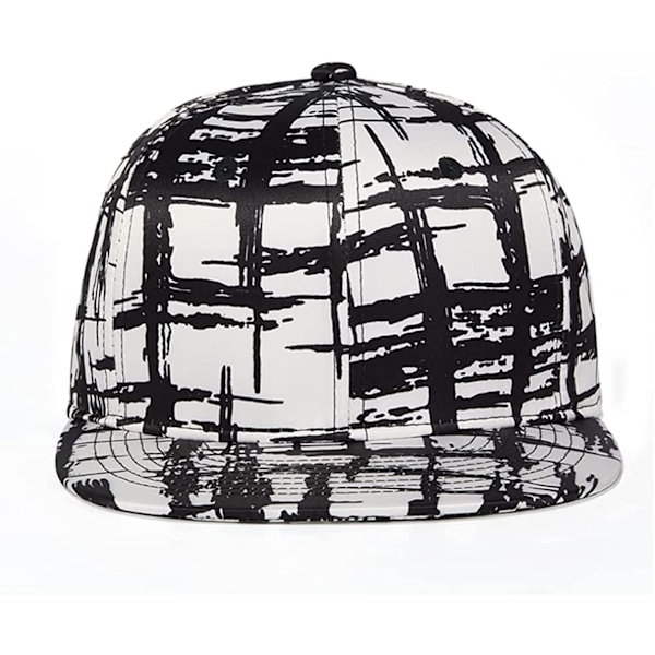 Klassisk Snapback-hatt Hip Hop Flat Bill Visor Cap - Unisex Annons G