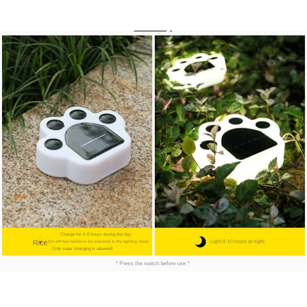 2 stk. solcelle bakkenlys, vanntette solcelle hagelys, U Warm light