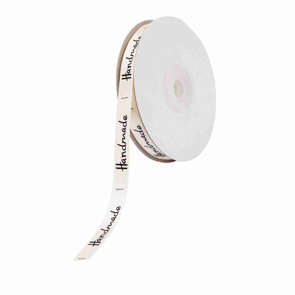 Handgjord bandinslagning satinband presentförpackning för hem/bröllopsdekoration (beige)