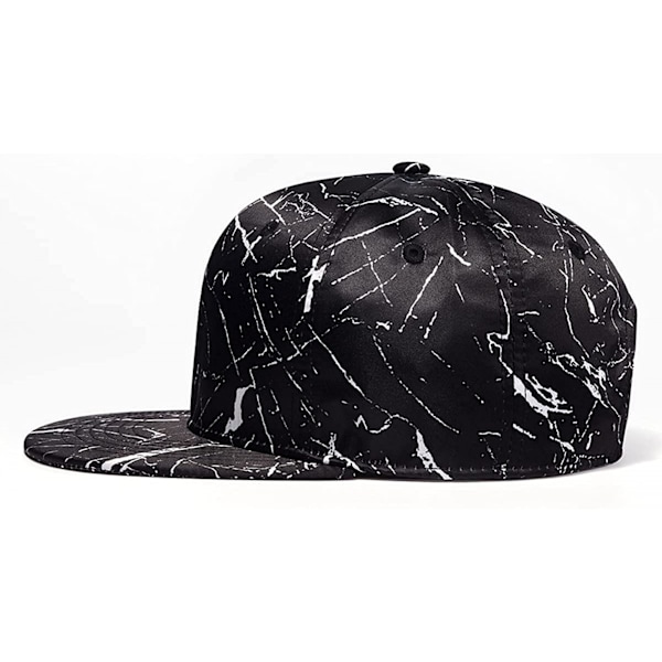 Klassisk Snapback-hatt Hip Hop Flat Bill Visor Cap - Unisex Annons D